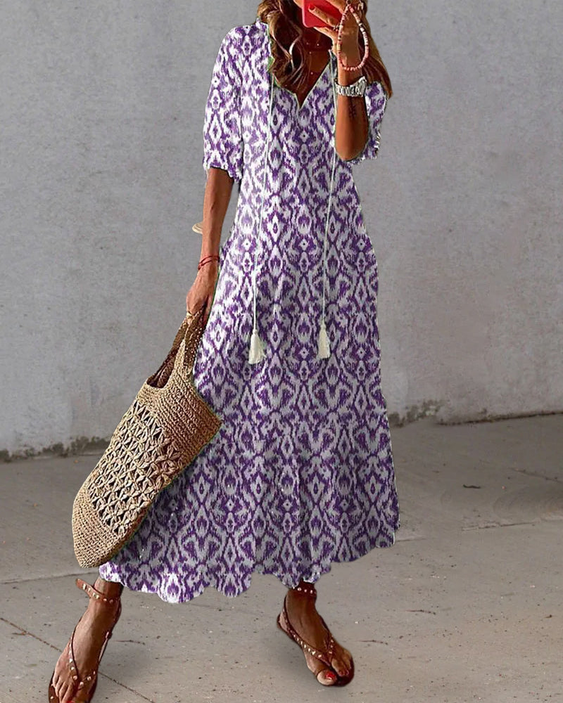 CASSIA™ - Flattering Floral Dress