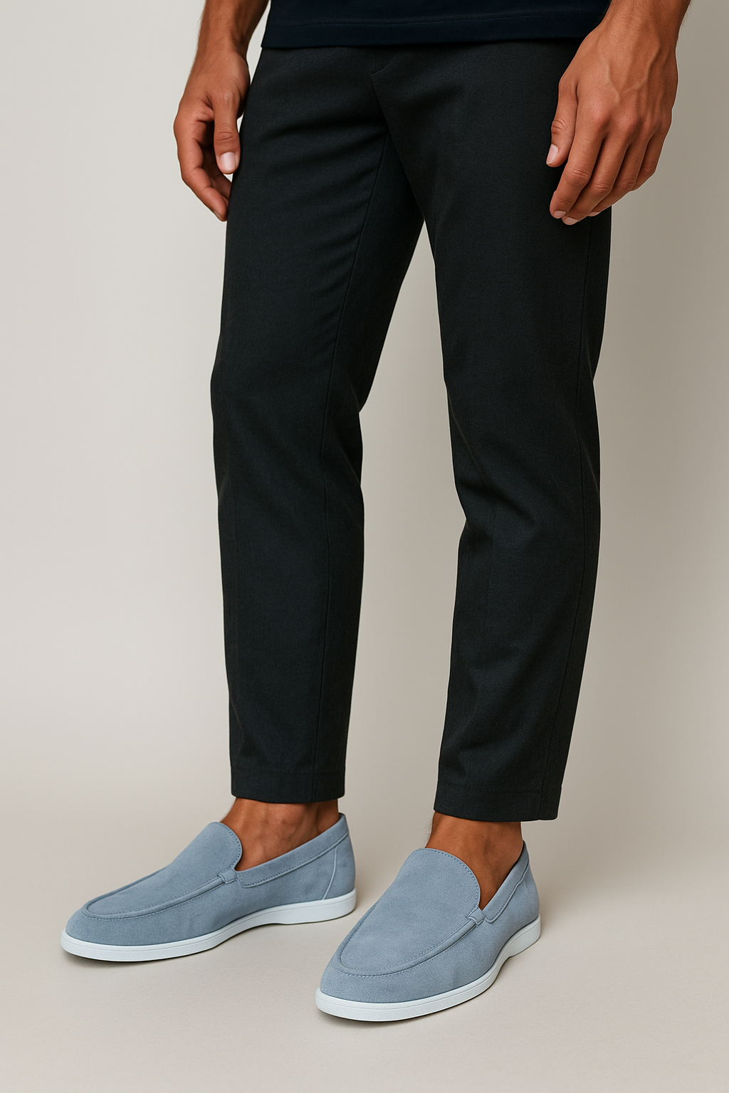 Mocassins élégants en daim