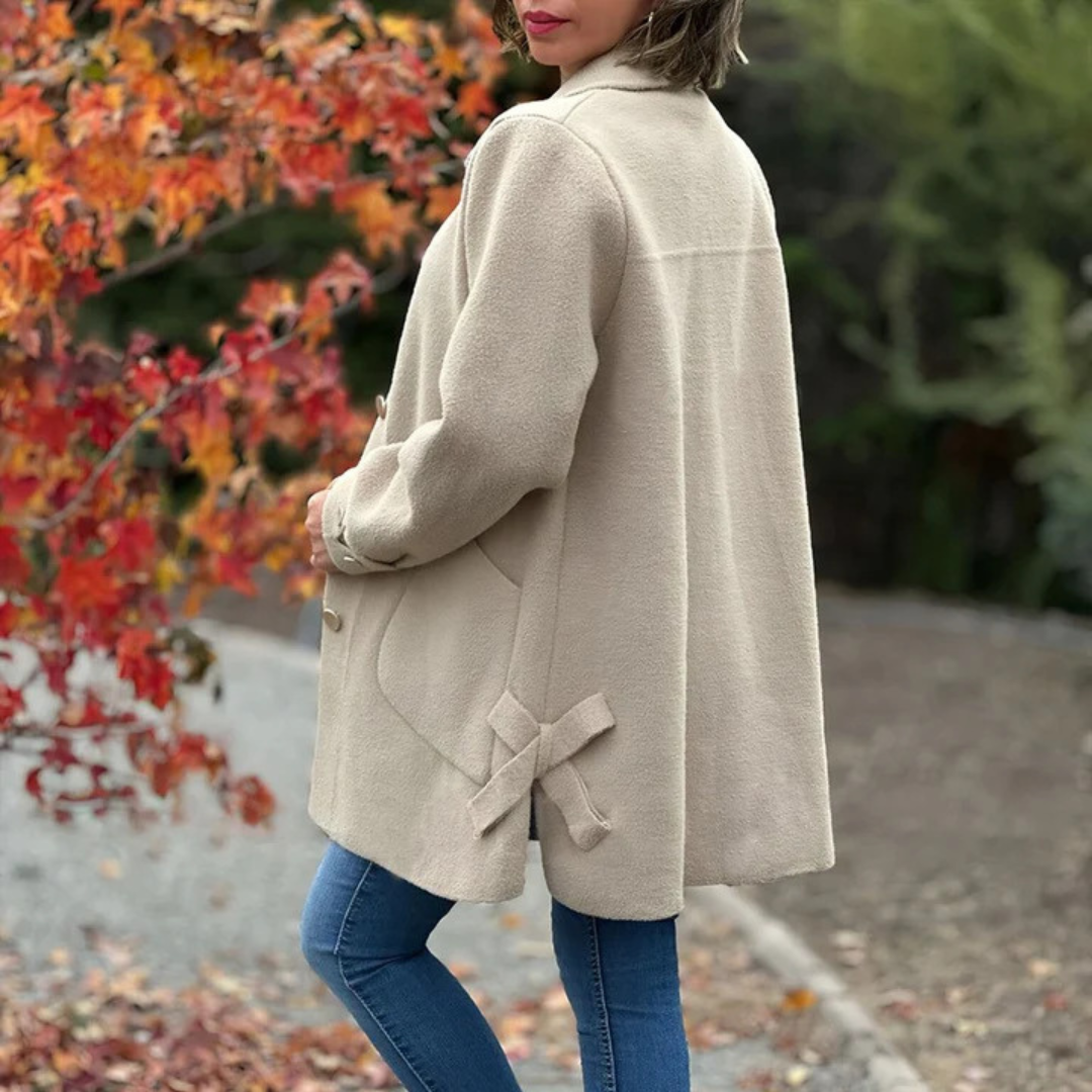 MOANA — Manteau oversize classique à boutons