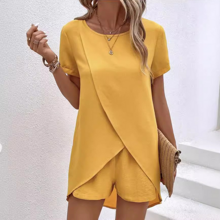 Elegant Summer Co ord Lounge Set Lightweight Soft Fabric
