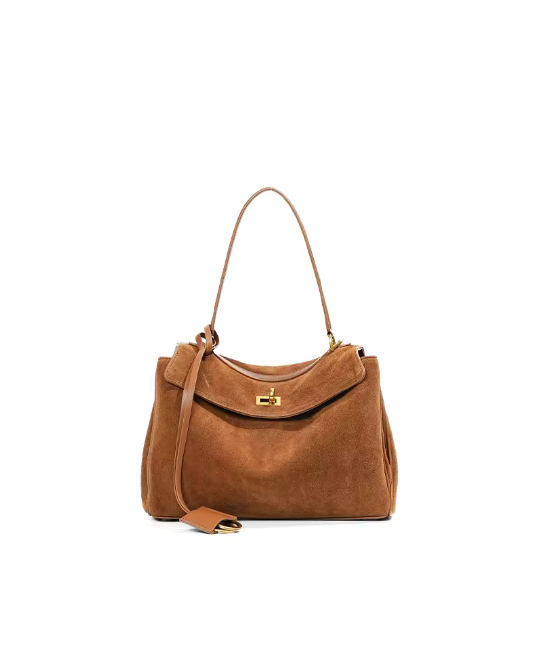La Dame Sac - Suede Flap Bag