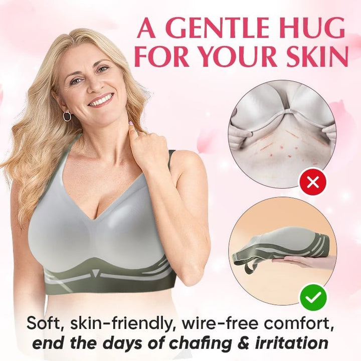 Soutien-gorge push-up sans fil anti-affaissement