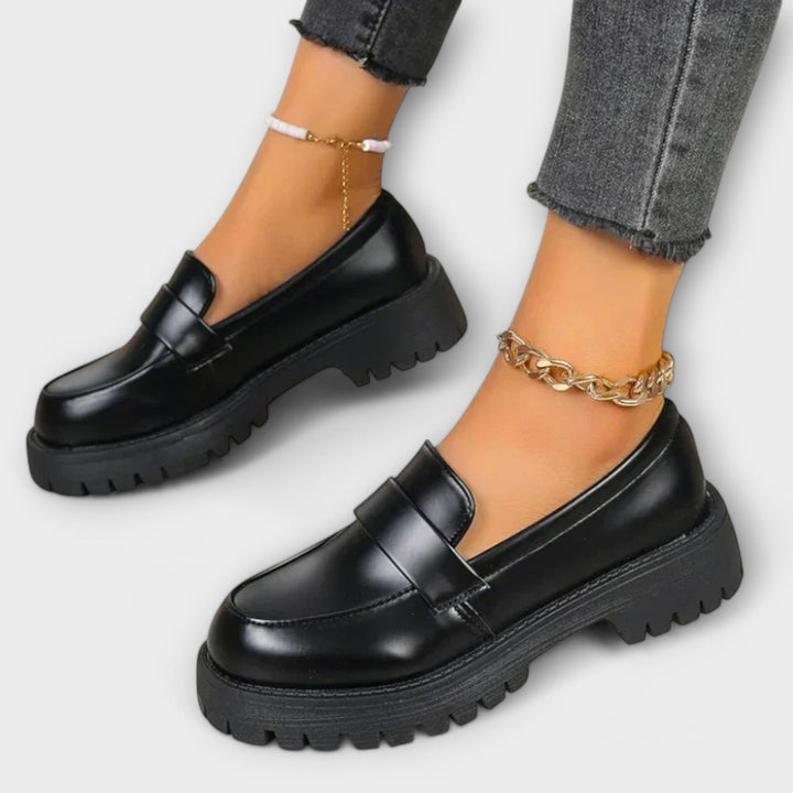 Zelvana – Women's Orthopedic Moccasins with Satin Wedges