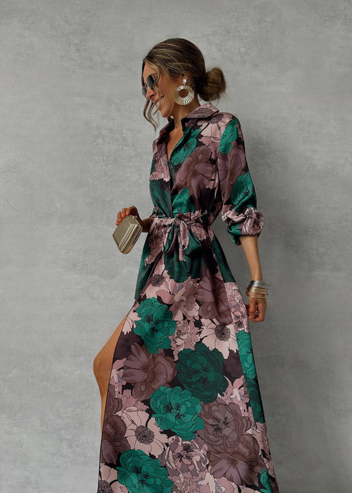 LILY™ - BELTED MAXI DRESS