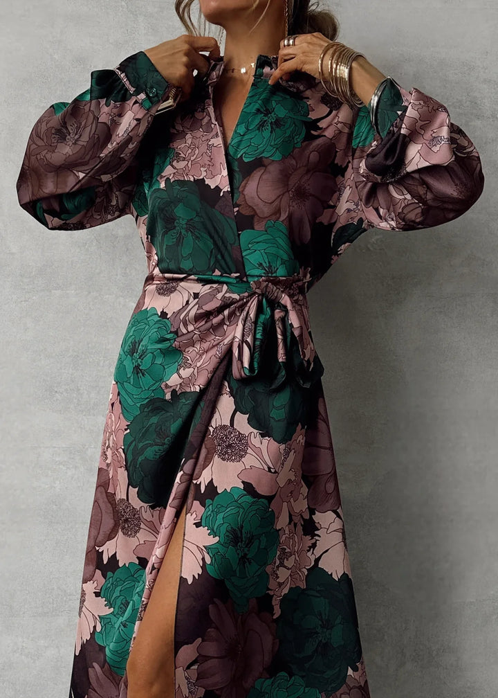 LILY™ - BELTED MAXI DRESS