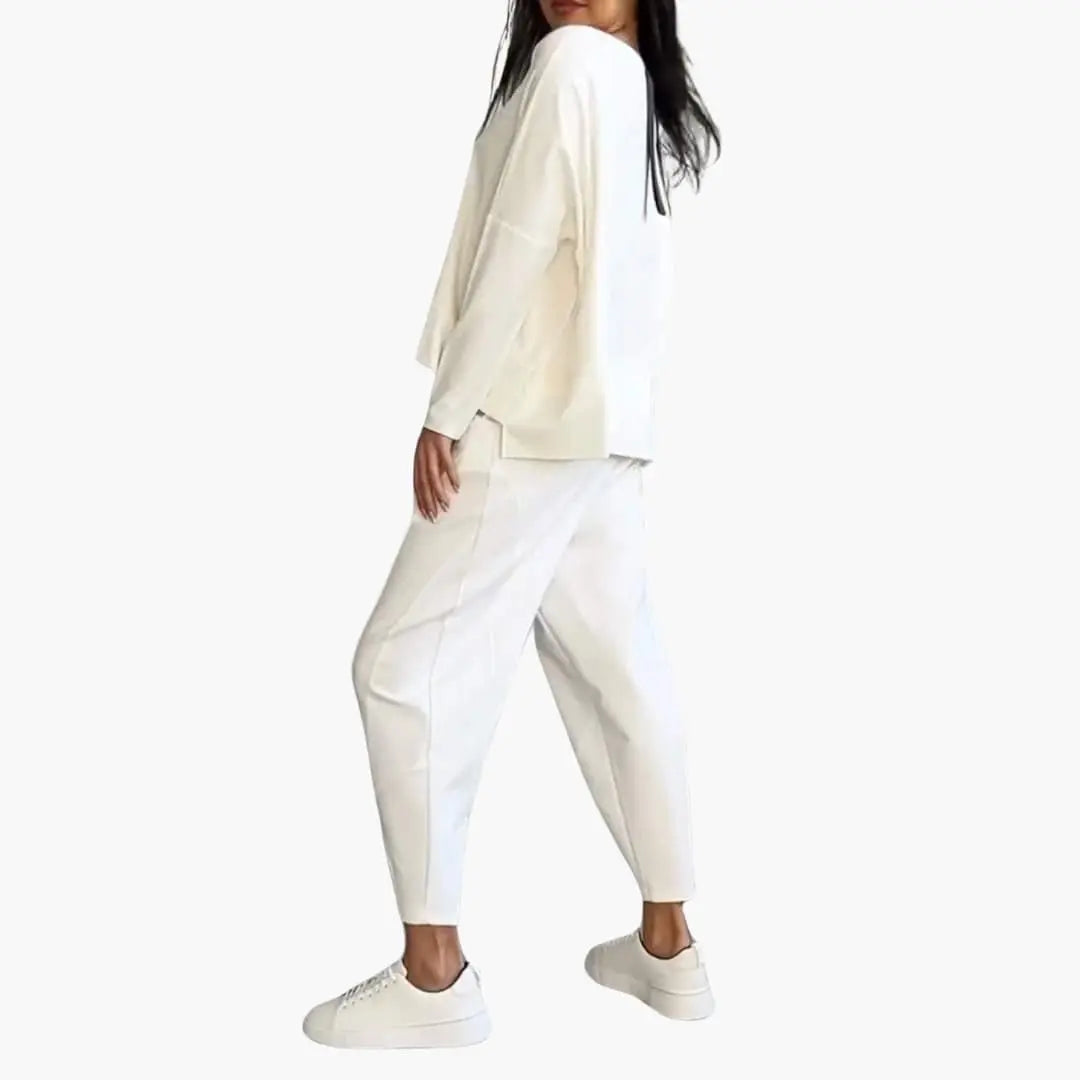 Thea | Two-piece set with round neck