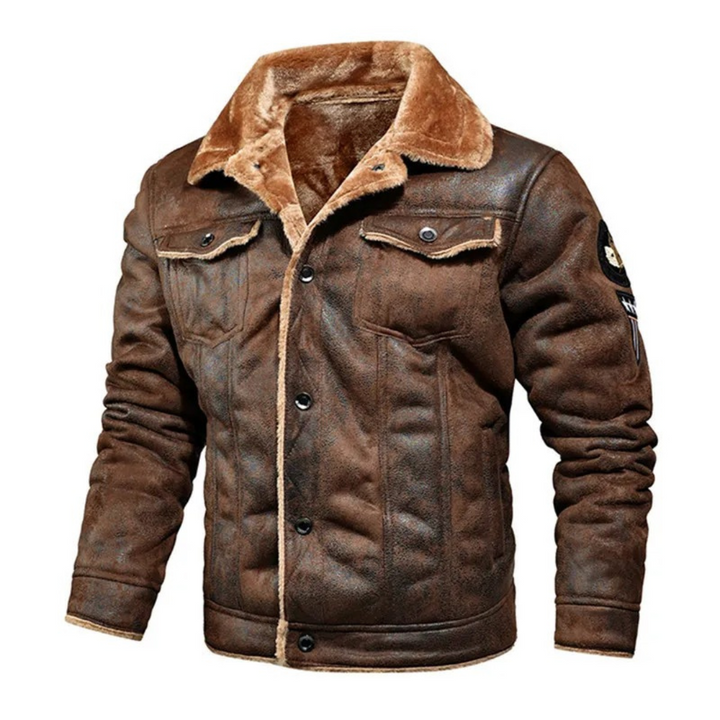 Noxar™ | Veste en Cuir Chaude et Polyvalente