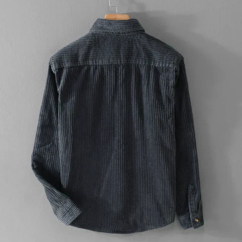Chemise en velours côtelé