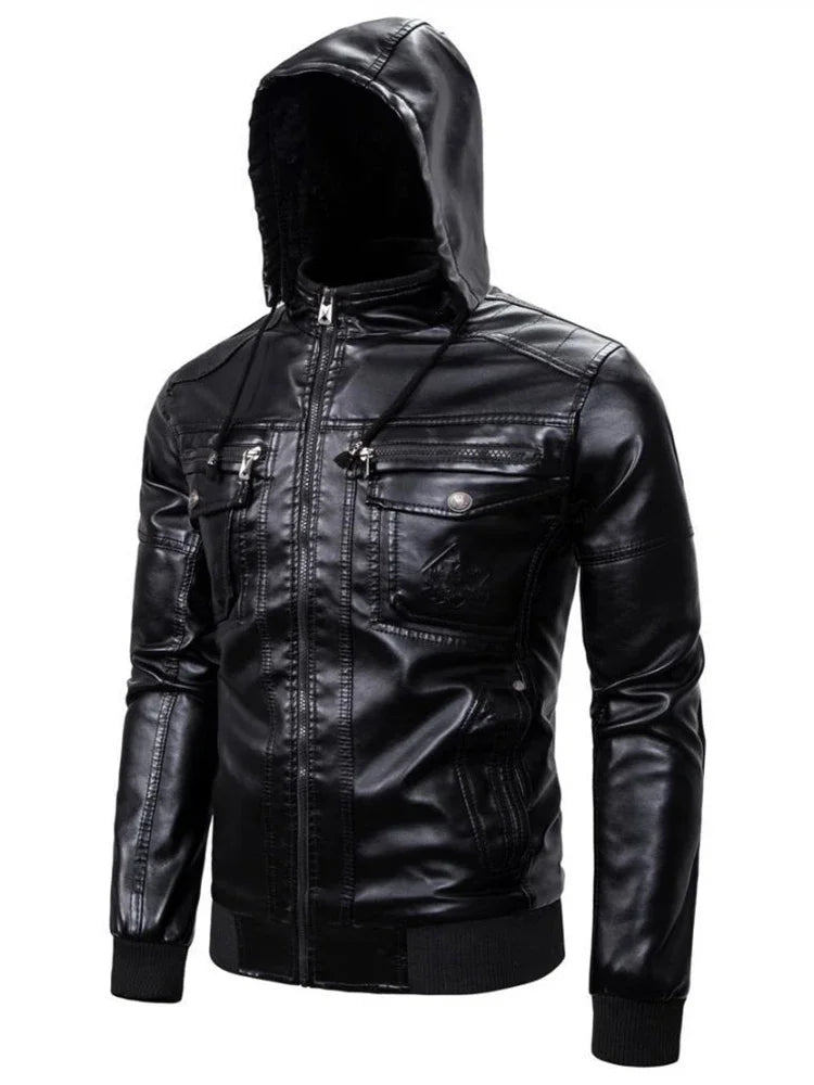 Veste en Cuir de Luxe