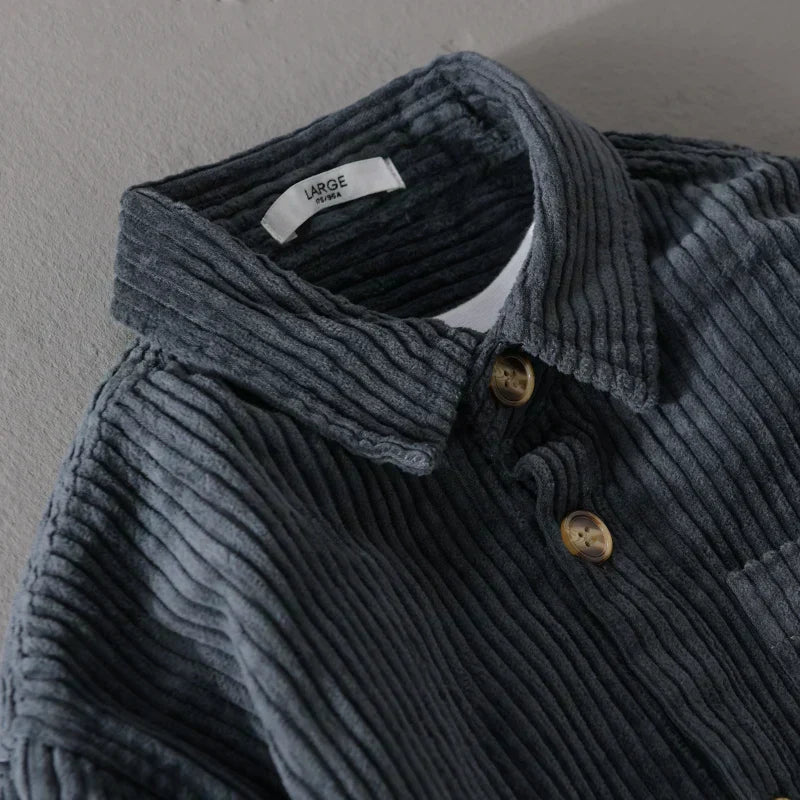 Chemise en velours côtelé
