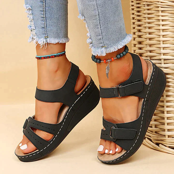 Sandy - Comfortable orthopedic wedge sandals