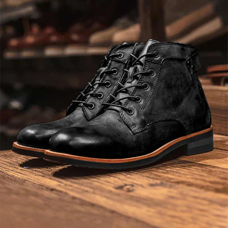 Fanum | Bottes pour Homme à Bout Rond Rétro