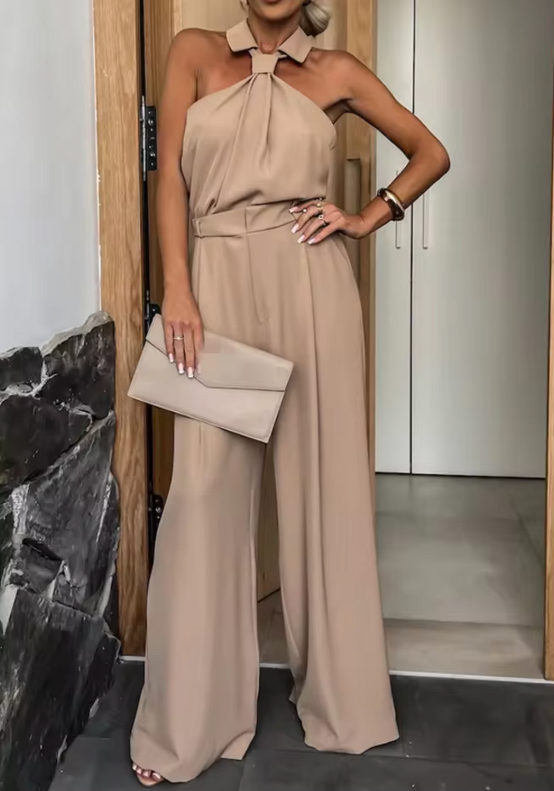 Christabel | Sleek Jumpsuit with Wide Legs