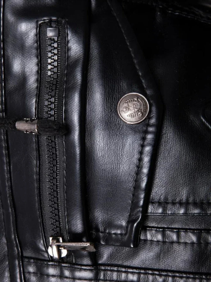 Veste en Cuir de Luxe