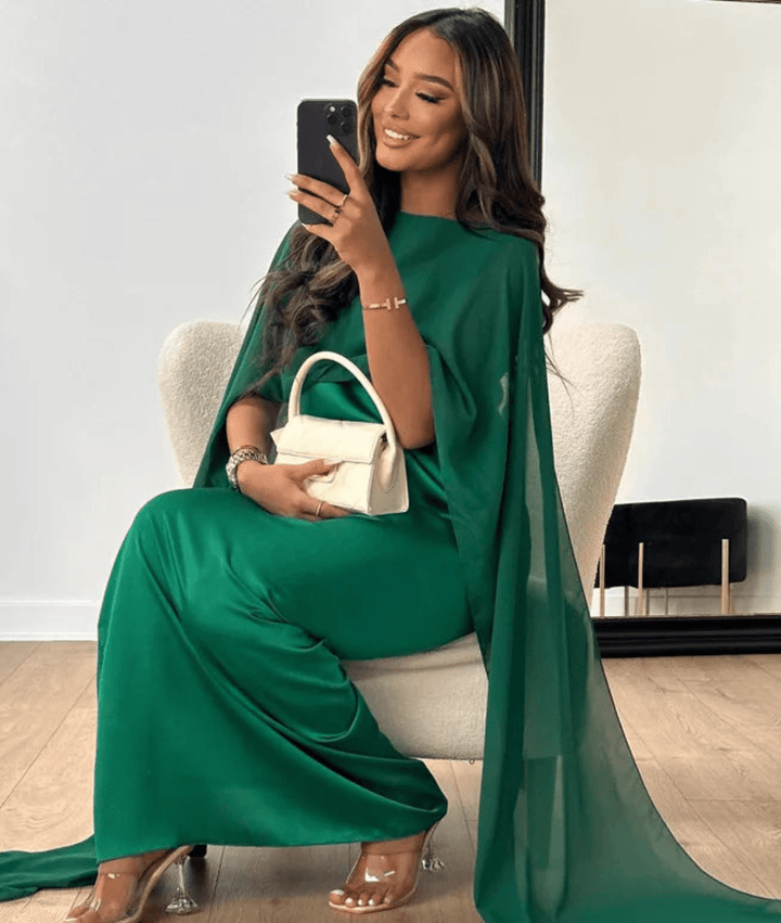 Tayna – Draped Sleeve Abaya