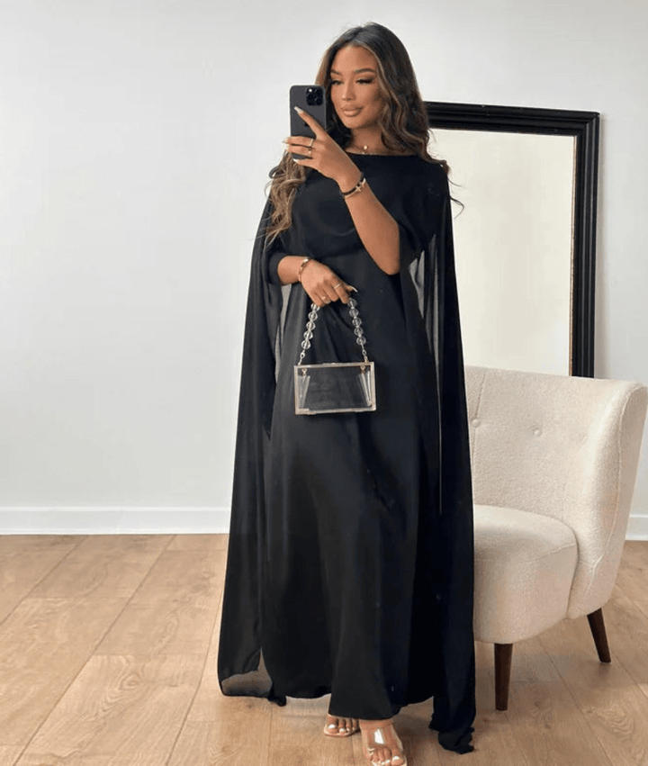 Tayna – Draped Sleeve Abaya