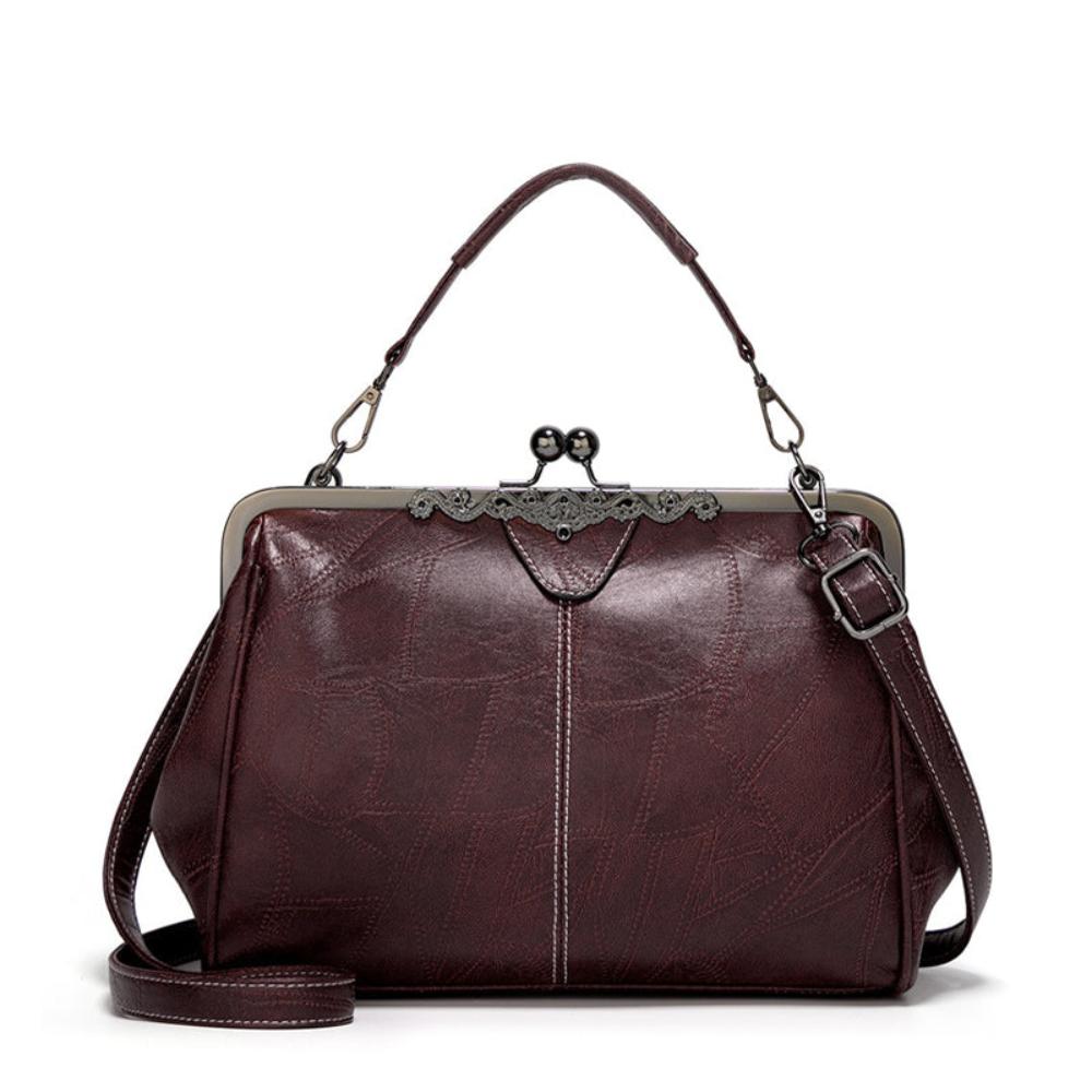 Mila | Sac vintage intemporel avec élégant fermoir à rabat