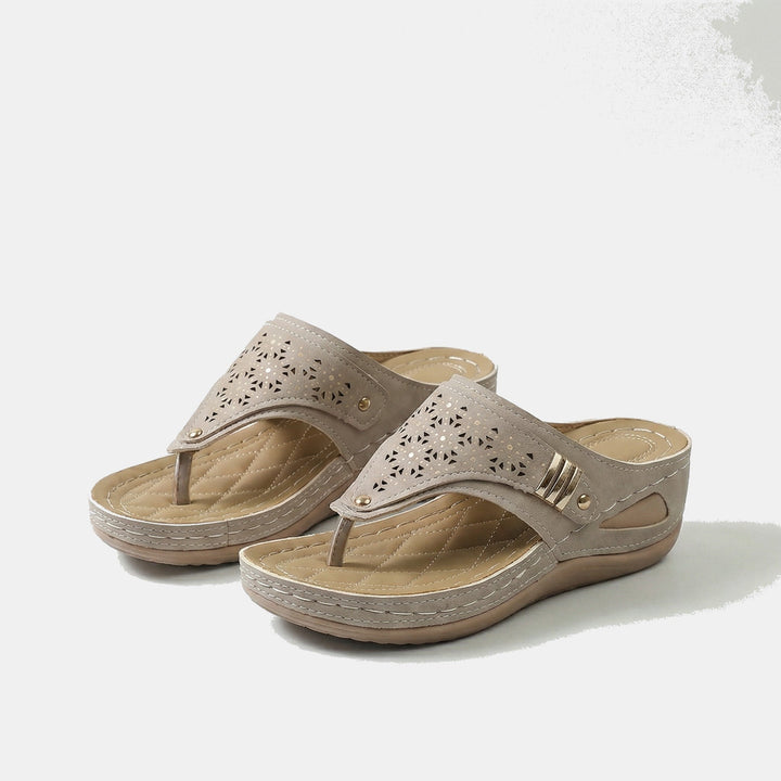 Élodie - Wedge toe sandals for women