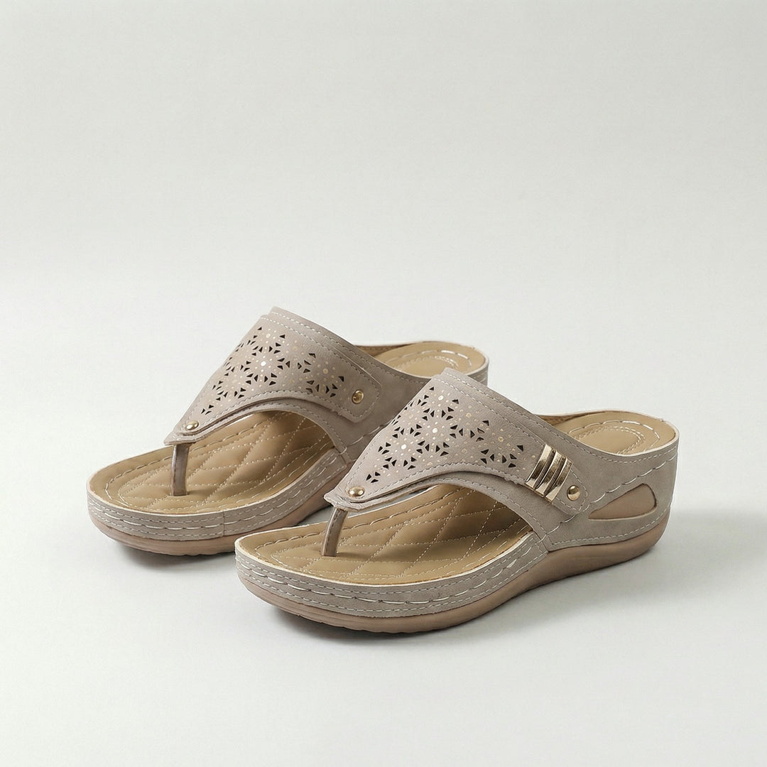 Élodie - Wedge toe sandals for women