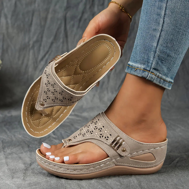 Élodie - Wedge toe sandals for women
