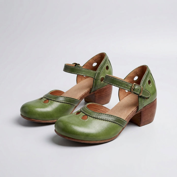 Laisy - Orthopedic sandals with a low heel