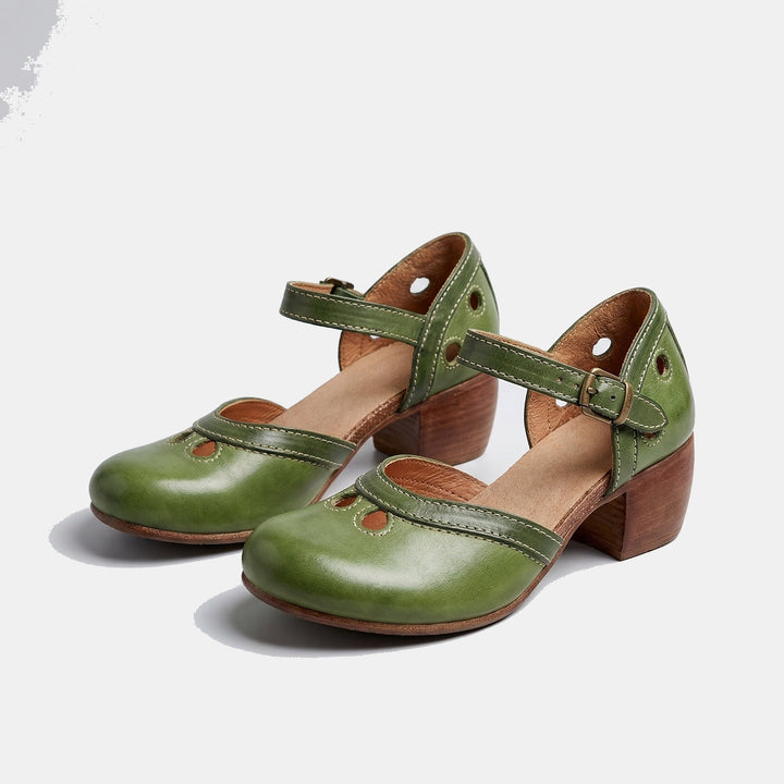 Laisy - Orthopedic sandals with a low heel