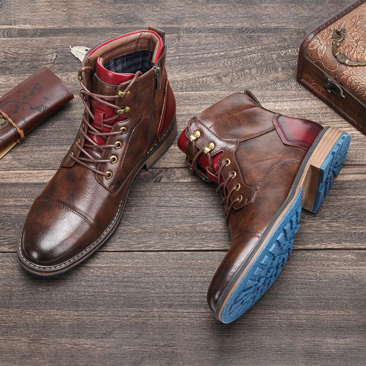 Ethan | Bottes Oxford Artisanales en Cuir