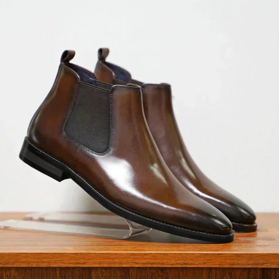 Pio | Bottines Chelsea en Cuir Italien