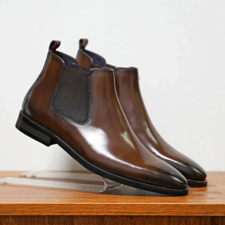 Pio | Bottines Chelsea en Cuir Italien