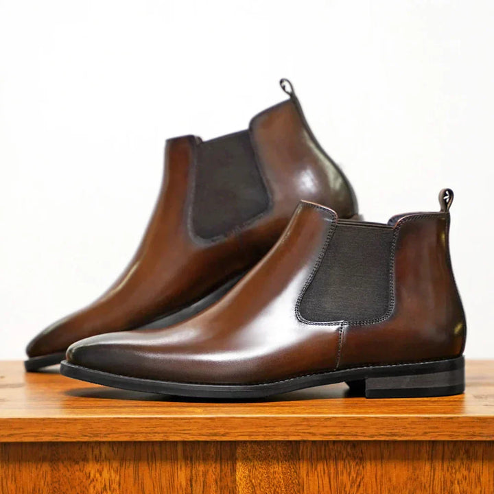 Pio | Bottines Chelsea en Cuir Italien