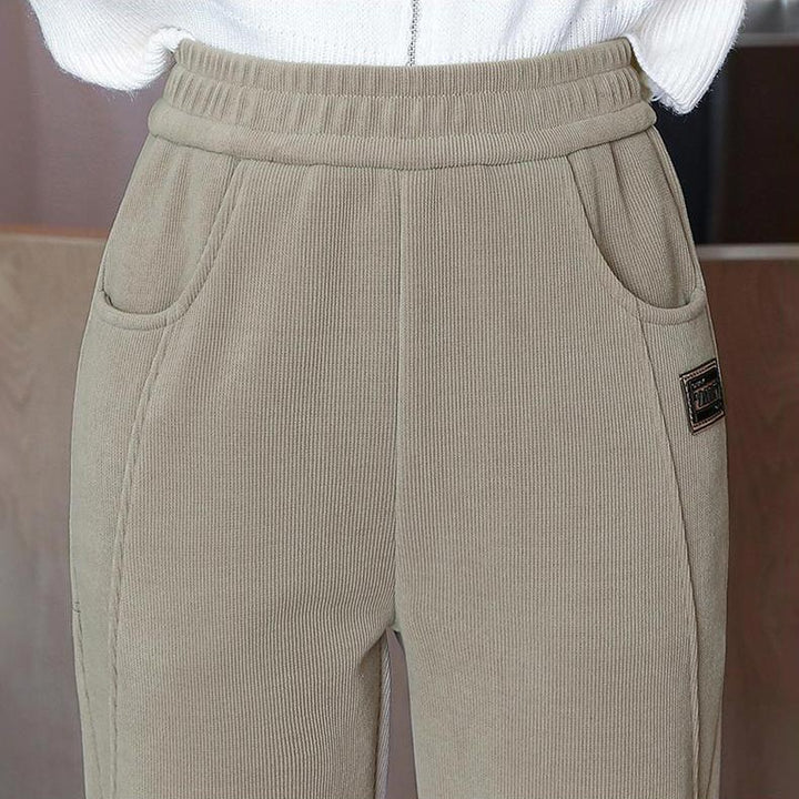 🔥 50% DE RÉDUCTION! 💫 PANTALON CHAUD FEMME - Taille Haute & Doublure Polaire, Confort Optimal pour L'Hiver, Idéal pour Sport et Loisirs ❄️👖